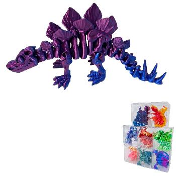 3D Printed Model [Stegosaurus] 10"x4.5"