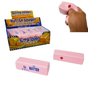 Slow Rising Squishy Butter 5"X1.5" [Strawberry]