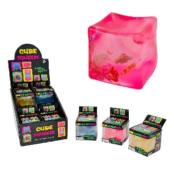 2" Gel Squeeze Cube [Seashells]