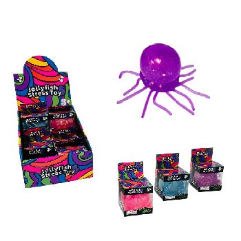 3" Gummy Jelly Fish Gel Squish Toy 