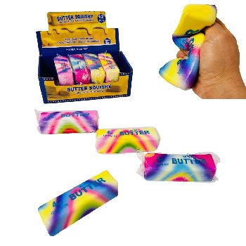 Slow Rising Squishy Butter 5"X1.5" [Light Tie-Dye]