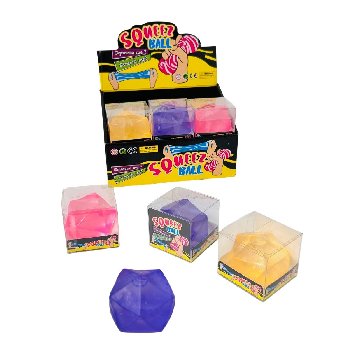 2.75" Diamond Squeeze Gel Toy