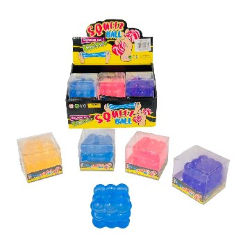 2" Cube Squeeze Toy [Bubbled]