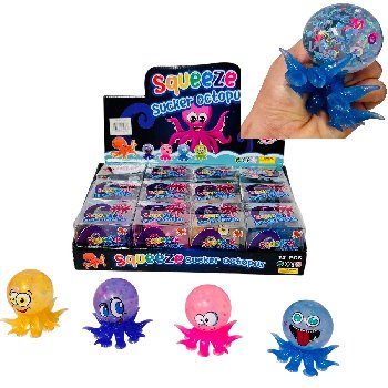 Octopus Gel Toy with Suction Cups [Assorted Faces]