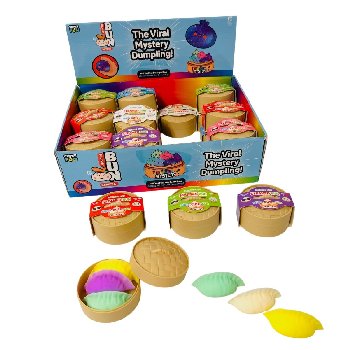3pc Dumpling Squishy Dumpling with Steamer Toy  - Call us be on waiting list to notify when they have arrived