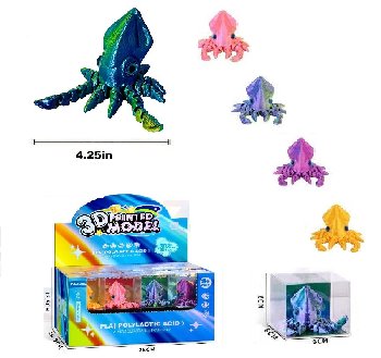 3D Printed Model [Squid] Display Box