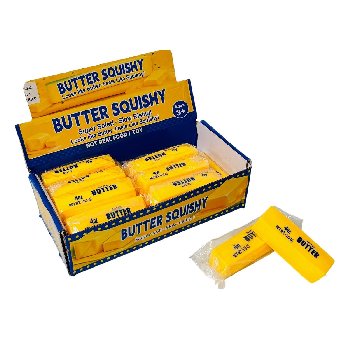 Small "Flour Foam" Squishy Butter 4.25"X1.5"