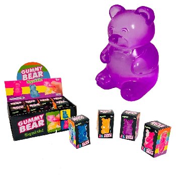 3" Gummy Bear Gel Squish Toy 