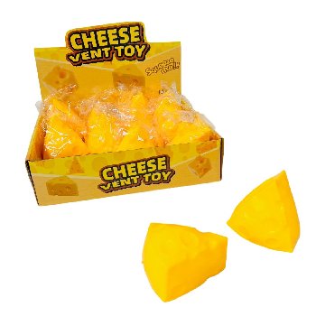 3" Flour Foam Squishy Cheese