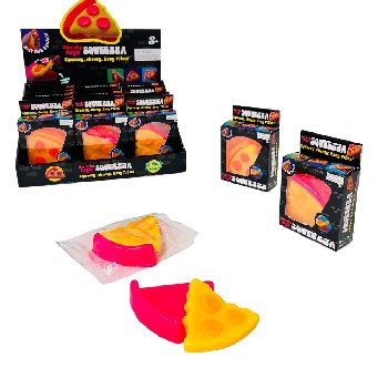 3" Gummy Pizza Squish Toy