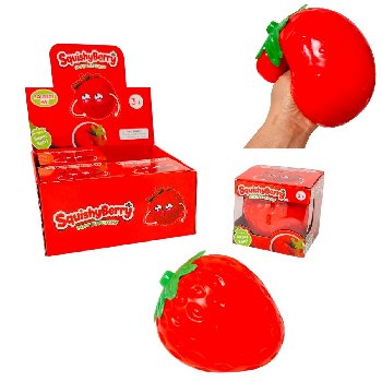 5"x6" Jumbo "Flour-Filled" Strawberry Squishy Toy 498g