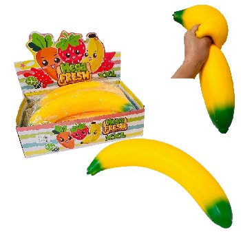 14" Super Jumbo "Flour-Filled" Squishy Banana Toy 478g