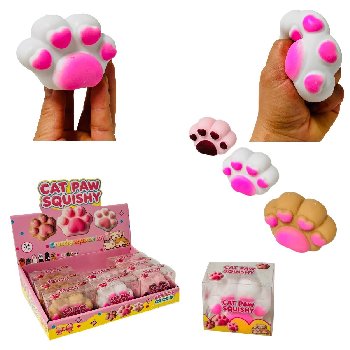 3" Crunchy Cat Paw Squishy Toy