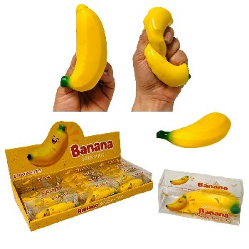 4.5" Crunchy Banana Squishy Toy