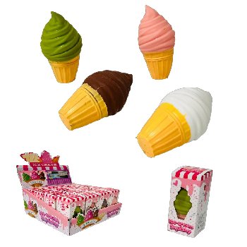 4'' Crunchy Ice Cream Cone Squish Toy