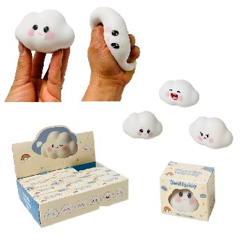 3.25" Crunchy Cloud Squishy Toy
