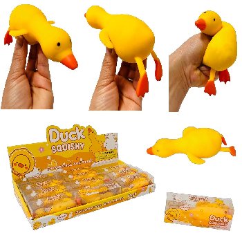 6.5'' Crunchy Duck Squishy Toy