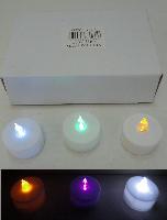 Small LED Tea Light Candle [Assortment Pack] - Battery included