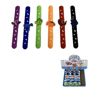 Silicone Snap Band Bracelet [Dinosaur]