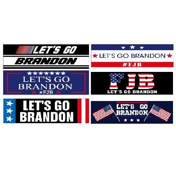 3"X10" Let's Go Brandon Bumper Stickers