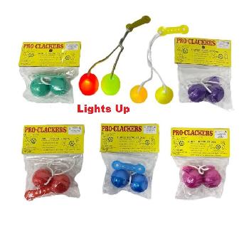 Light-Up Clacker Balls on String