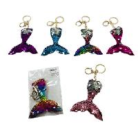 Reversible Sequin Key Chain [Mermaid Tail]