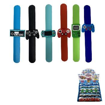 8.3" Silicone Snap Band Bracelet [Video Games]