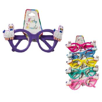 Children's Novelty Party Glasses [Llamas]