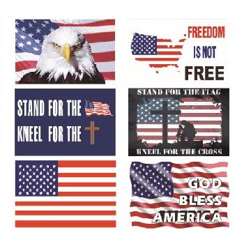 4"X6" Bumper Sticker Americana/Patriotic