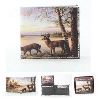 Vegan Leather Wallet [Bifold] Buck/Deer