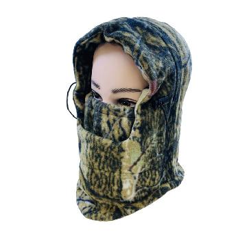 Extra-Warm Camo Fleece Hooded Face Mask