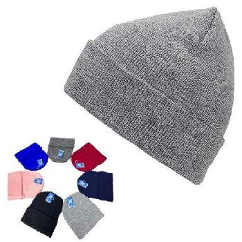 Knitted Cuffed Hat [Assorted Colors]
