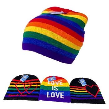 Pride Beanie [Assorted Rainbow Stripes]