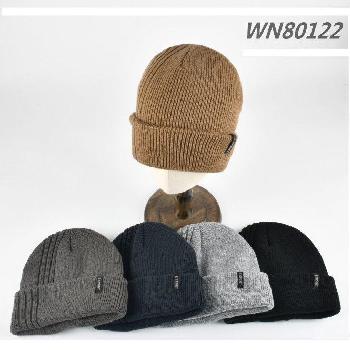 Plush-Lined Knit Toboggan [Solid Color]