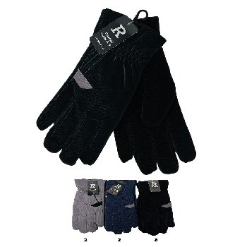 Men's Lined Touch Screen Waterproof Gloves [Accent Color]
